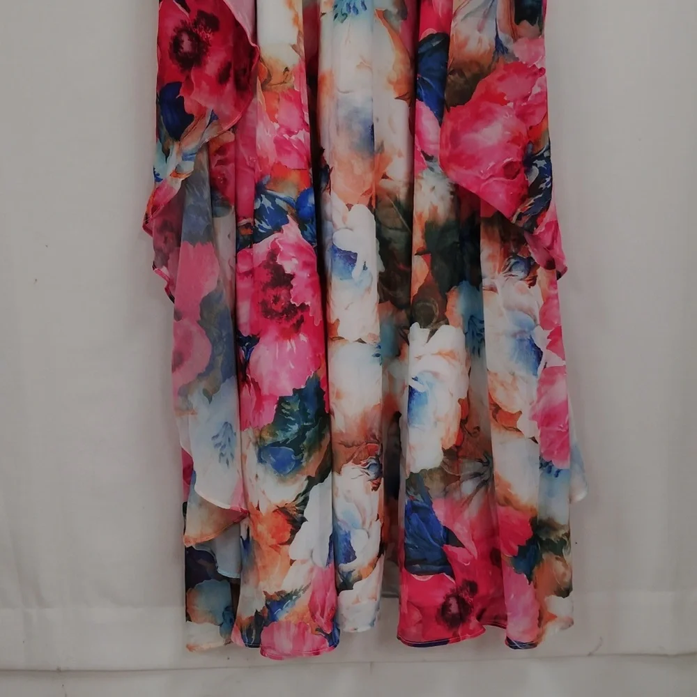 R&M Collection Floral Evening Gown - Picture 7 of 14
